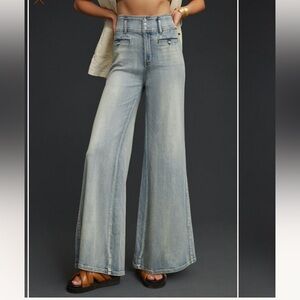 Wide-Leg High-Rise Jeans